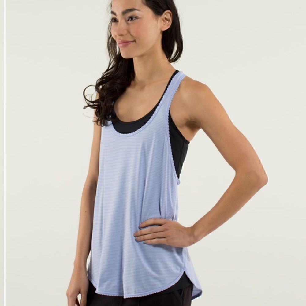 Lululemon 105 F Singlet *Silver
Heathered Lavender Dusk